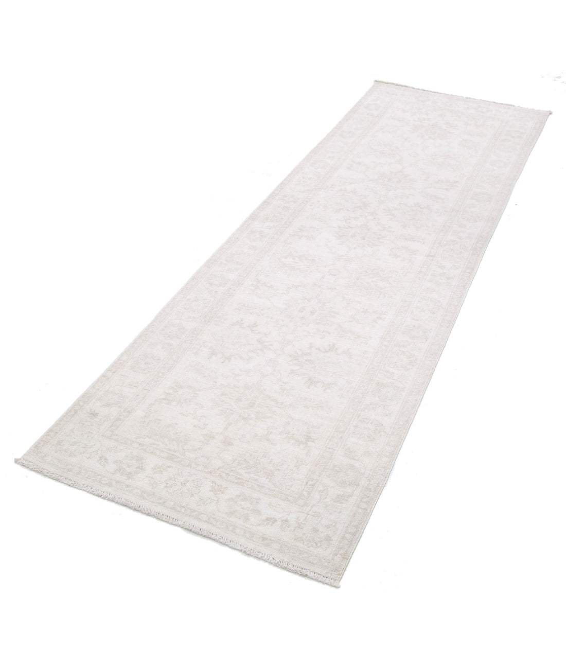 Hand Knotted Serenity Wool Rug - 2'6'' x 7'11'' 2'6'' x 7'11'' (75 X 238) / Ivory / Beige