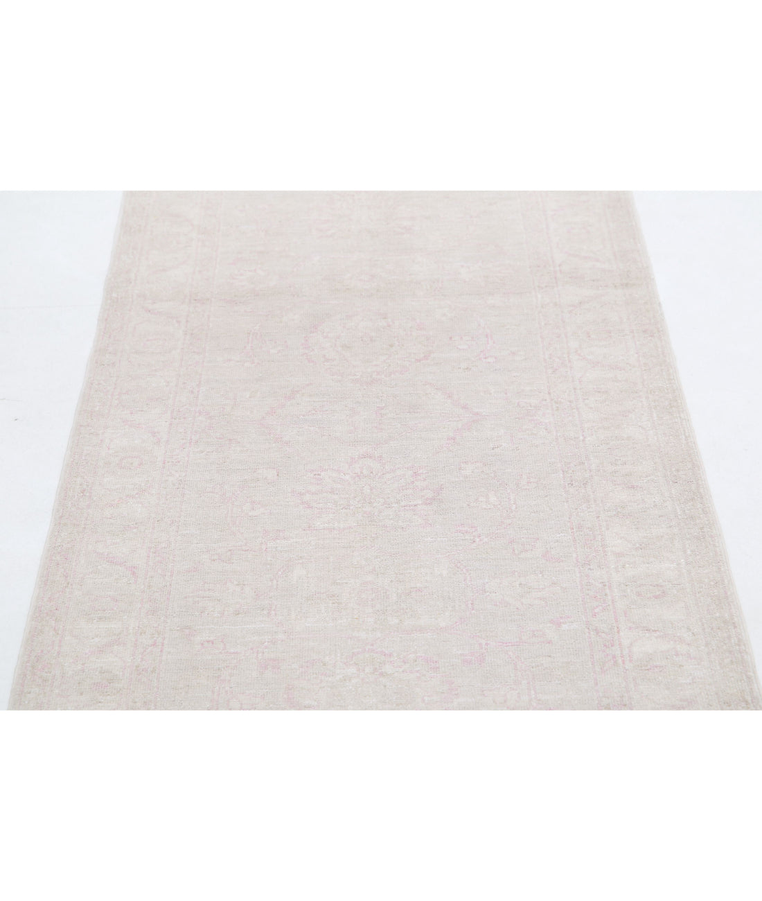 Hand Knotted Serenity Wool Rug - 2'8'' x 8'3'' 2'8'' x 8'3'' (80 X 248) / Grey / Ivory