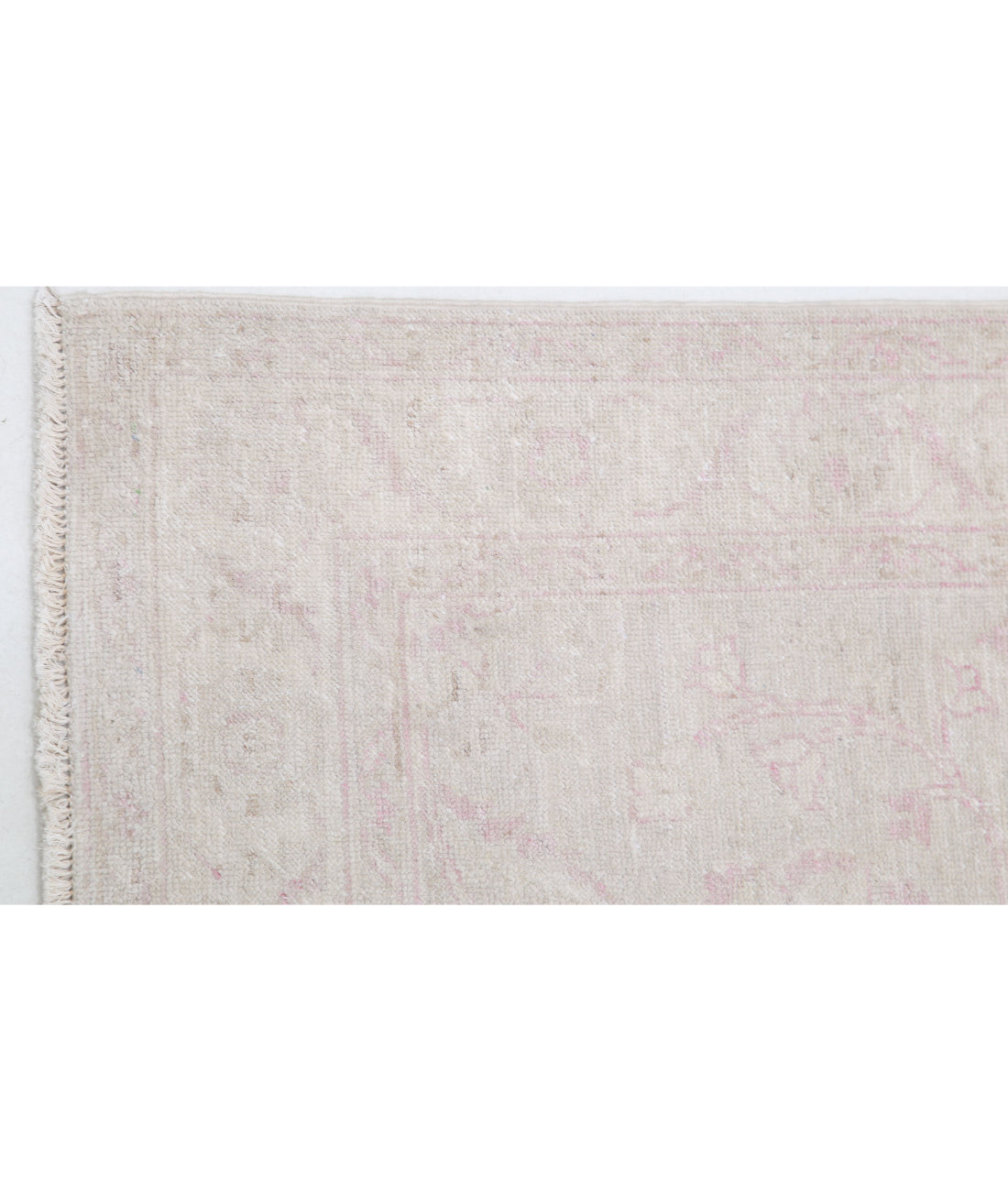Hand Knotted Serenity Wool Rug - 2'8'' x 8'3'' 2'8'' x 8'3'' (80 X 248) / Grey / Ivory