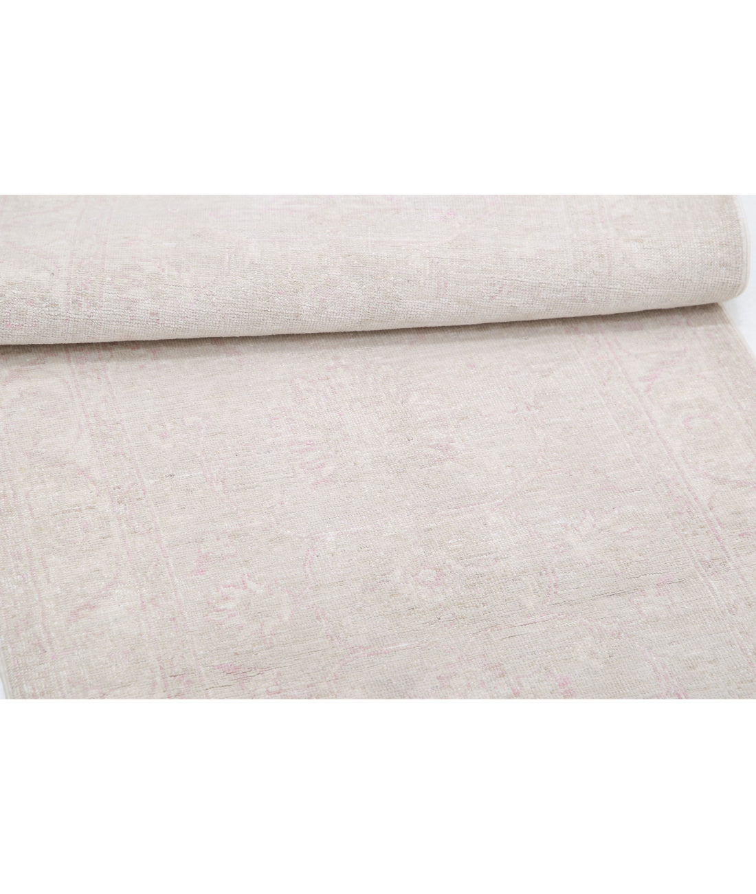 Hand Knotted Serenity Wool Rug - 2'8'' x 8'3'' 2'8'' x 8'3'' (80 X 248) / Grey / Ivory
