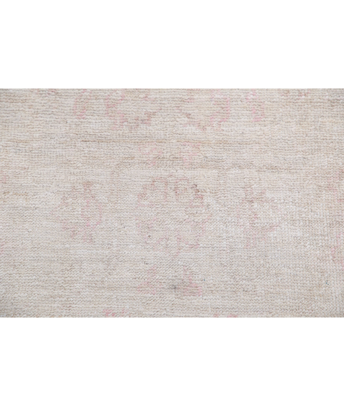 Hand Knotted Serenity Wool Rug - 2'5'' x 9'9'' 2'5'' x 9'9'' (73 X 293) / Ivory / Pink