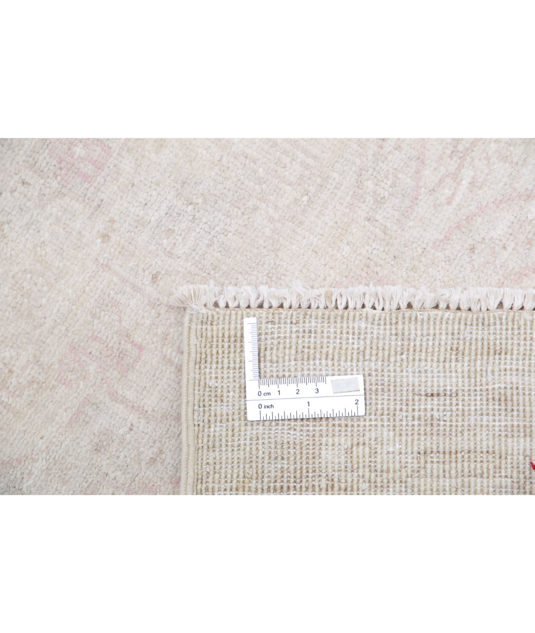 Hand Knotted Serenity Wool Rug - 2'8'' x 7'9'' 2'8'' x 7'9'' (80 X 233) / Ivory / Pink