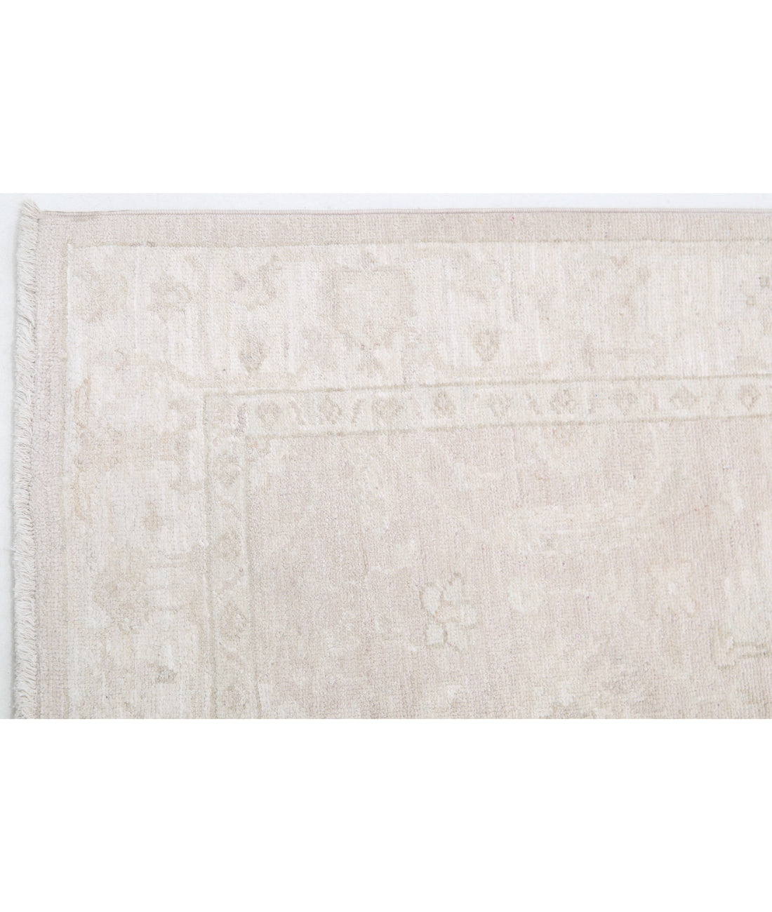 Hand Knotted Serenity Wool Rug - 2'7'' x 7'10'' 2'7'' x 7'10'' (78 X 235) / Taupe / Ivory