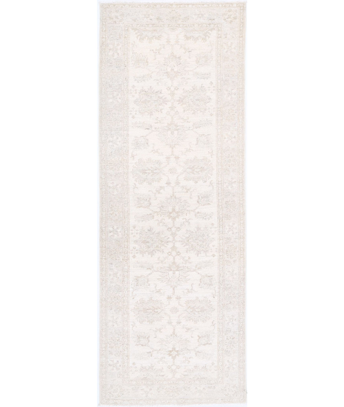Hand Knotted Serenity Wool Rug - 2&#39;7&#39;&#39; x 8&#39;0&#39;&#39; 2&#39;7&#39;&#39; x 8&#39;0&#39;&#39; (78 X 240) / Ivory / Grey