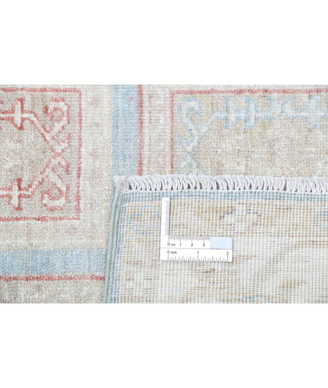 Hand Knotted Serenity Wool Rug - 2'7'' x 9'6'' 2'7'' x 9'6'' (78 X 285) / Blue / Ivory