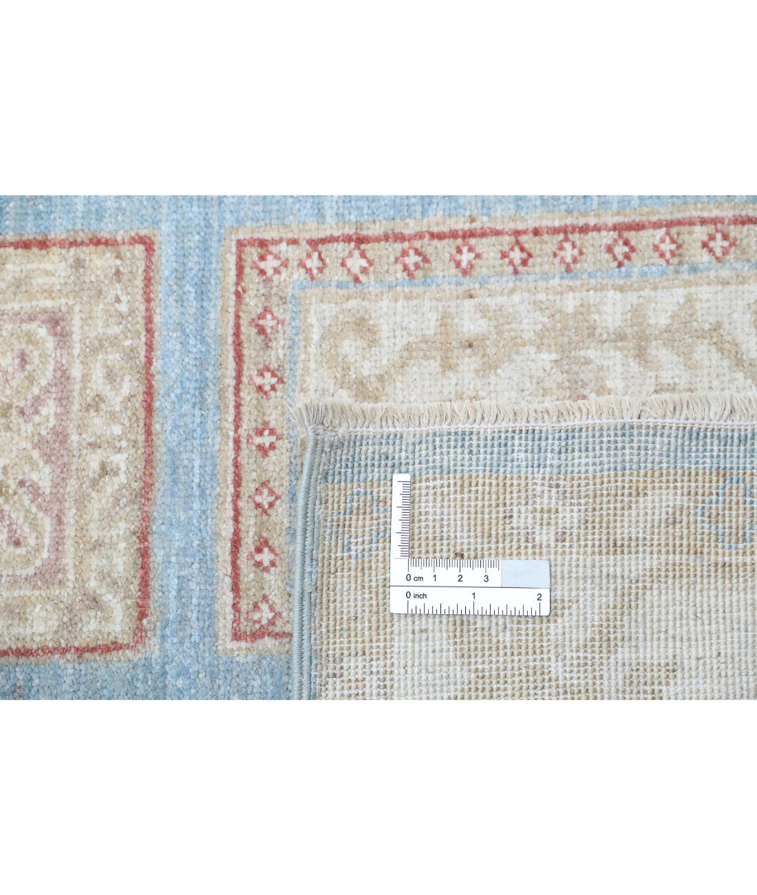 Hand Knotted Serenity Wool Rug - 2'7'' x 10'1'' 2'7'' x 10'1'' (78 X 303) / Blue / Ivory