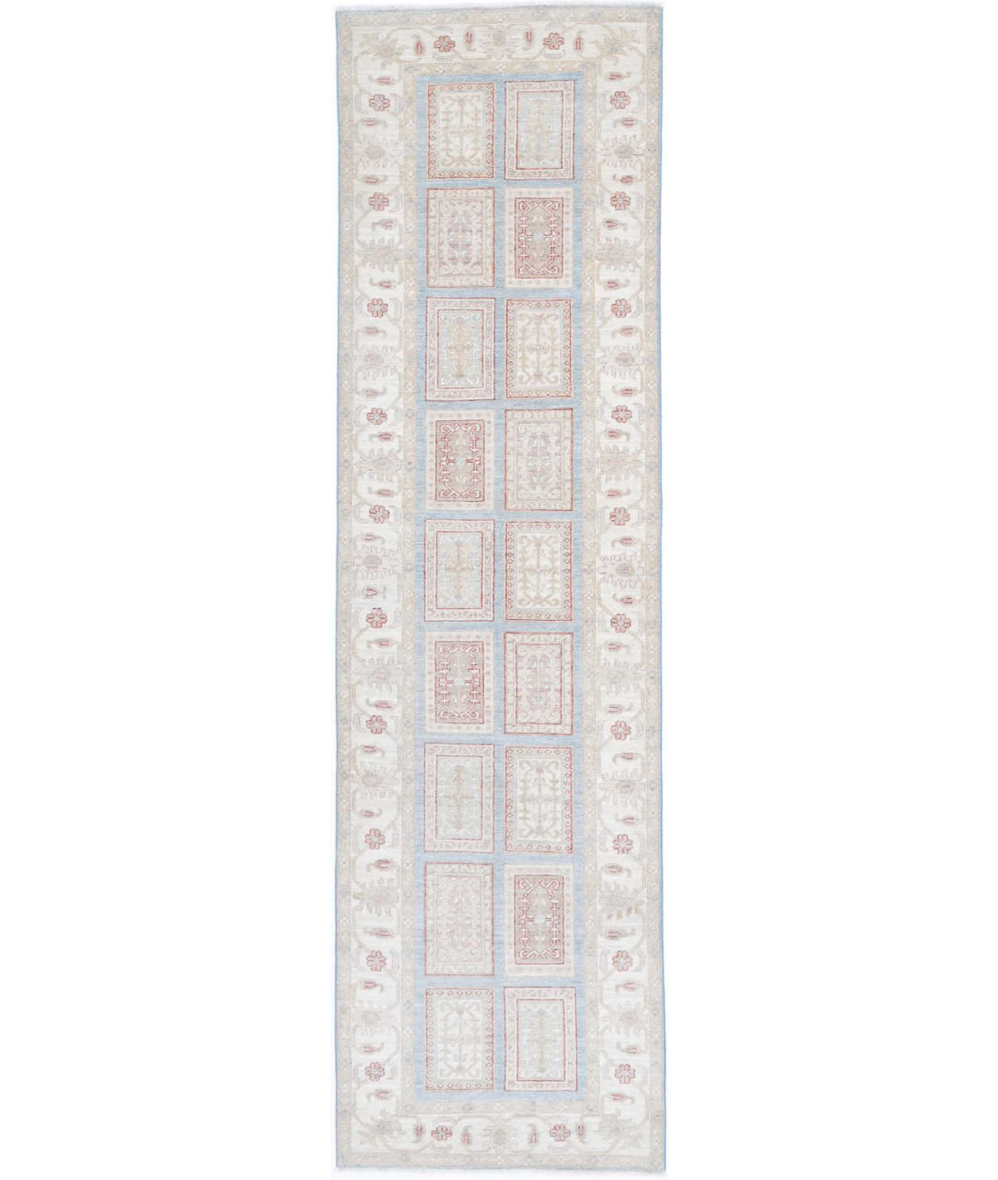 Hand Knotted Serenity Wool Rug - 2'7'' x 10'1''