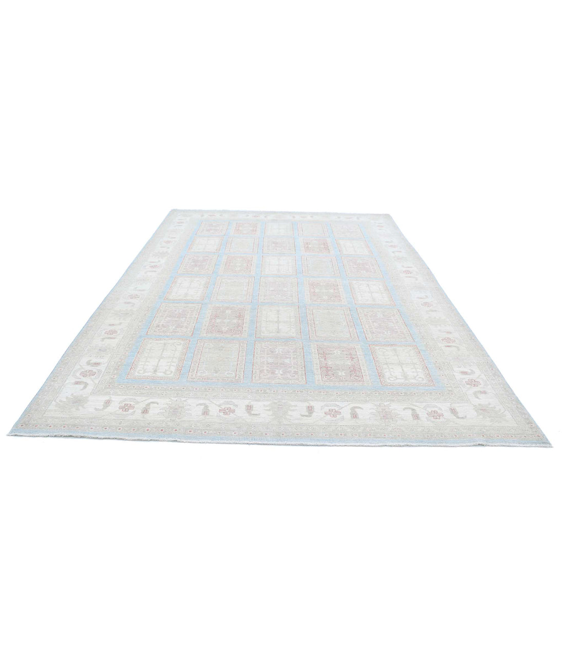 Hand Knotted Serenity Wool Rug - 8'3'' x 11'10'' 8'3'' x 11'10'' (248 X 355) / Blue / Ivory