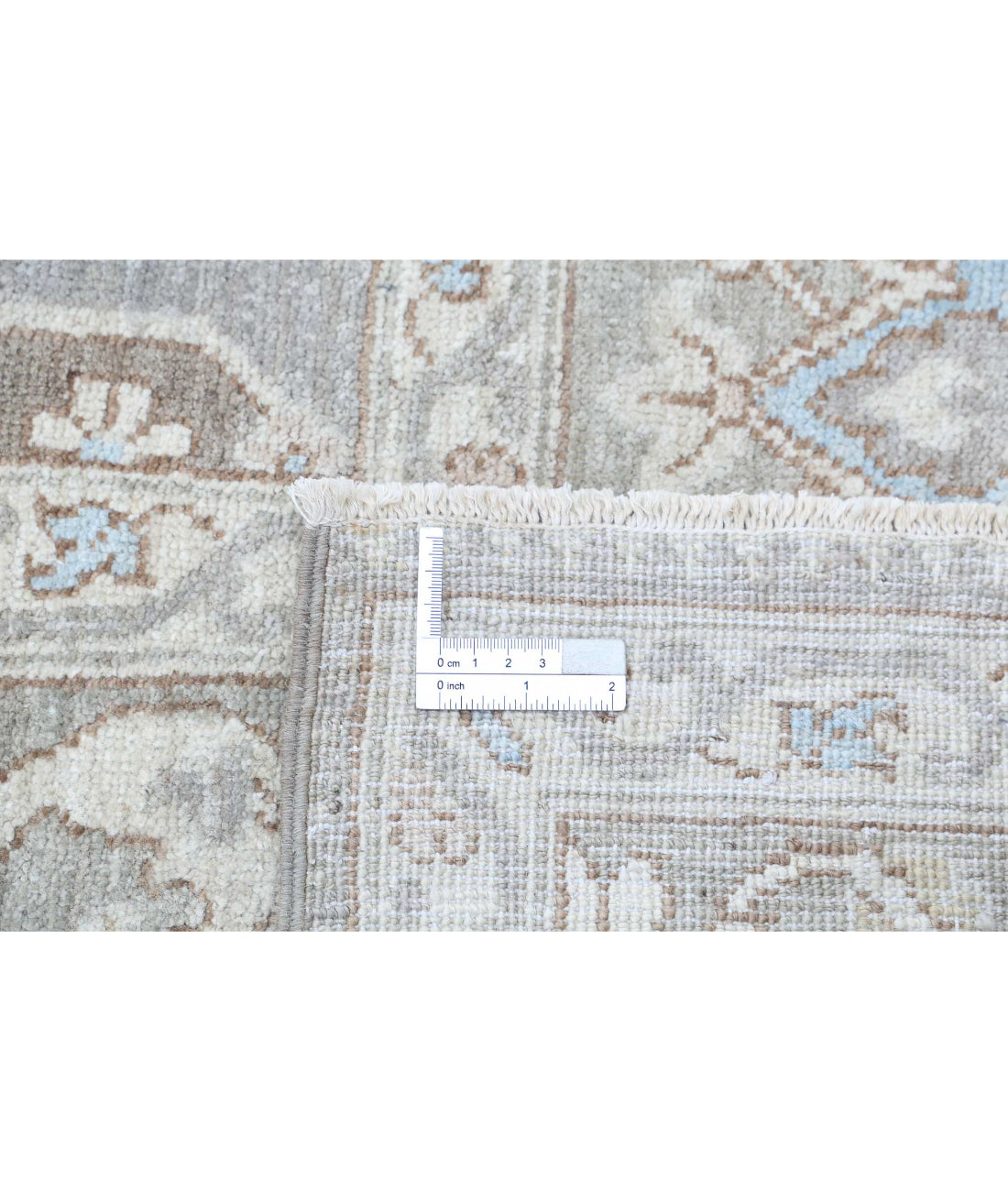 Hand Knotted Serenity Wool Rug - 7'11'' x 9'9'' 7'11'' x 9'9'' (238 X 293) / Grey / Ivory