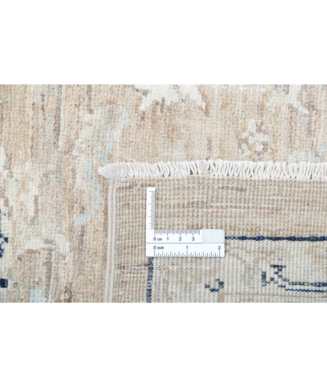 Hand Knotted Serenity Wool Rug - 8'0'' x 10'4'' 8'0'' x 10'4'' (240 X 310) / Taupe / Blue