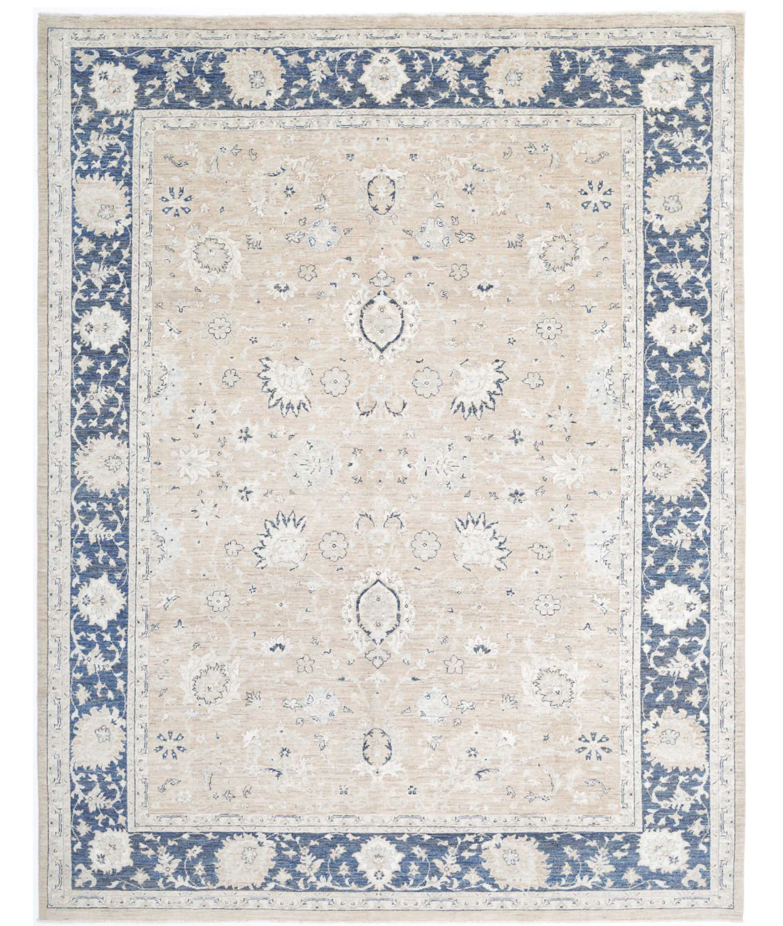 Hand Knotted Serenity Wool Rug - 8'0'' x 10'4''