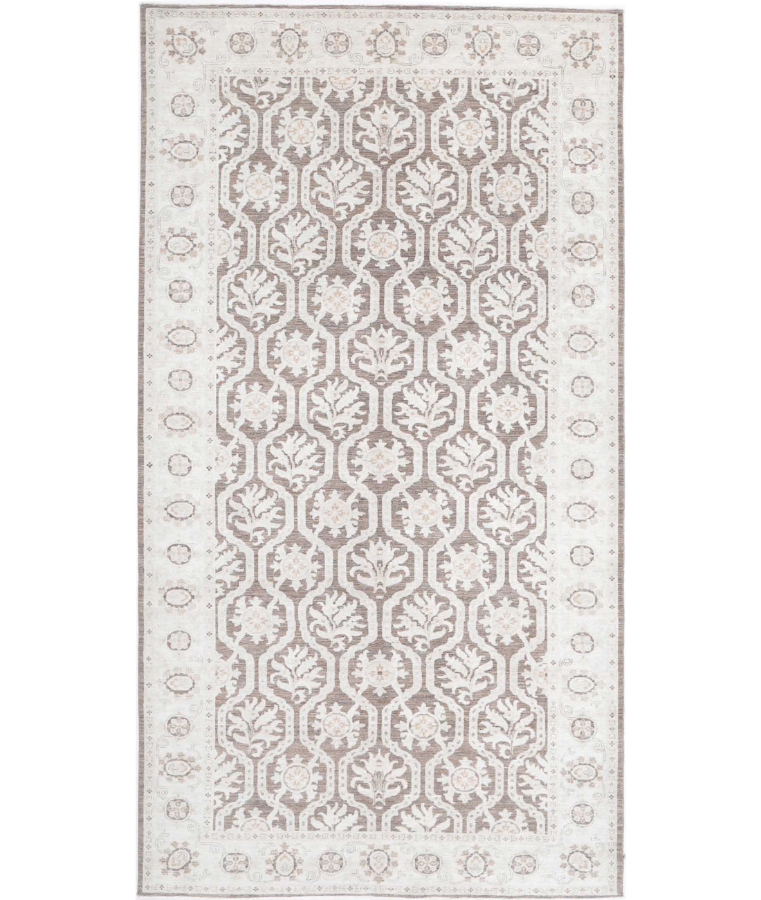 Hand Knotted Serenity Wool Rug - 6'7'' x 12'4''