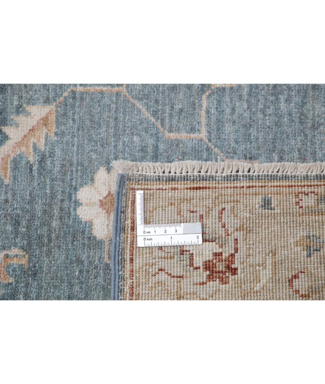 Hand Knotted Serenity Wool Rug - 3'0'' x 5'1'' 3'0'' x 5'1'' (90 X 153) / Grey / Gold