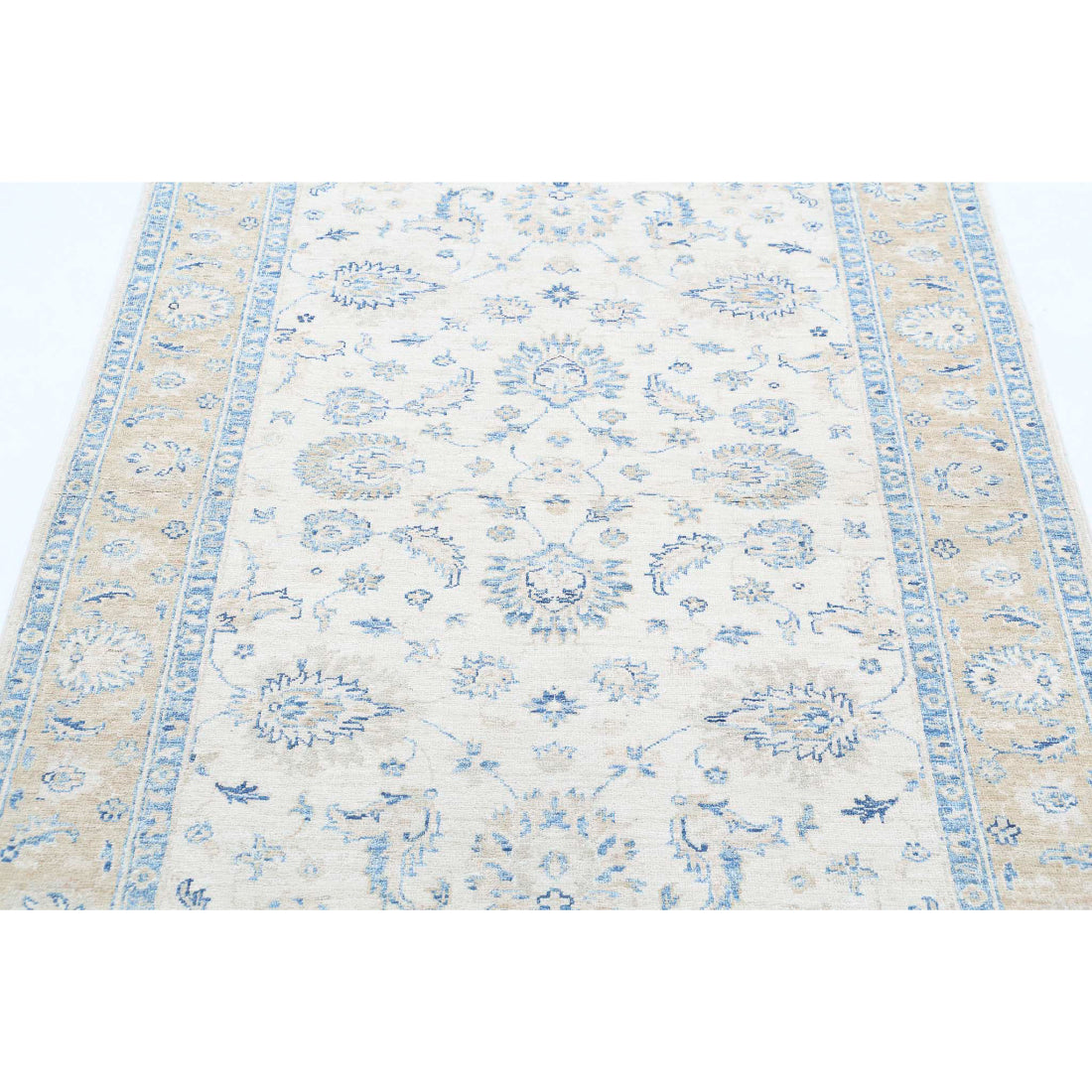 Alfombra de lana Serenity anudada a mano - 3'11'' x 5'7''