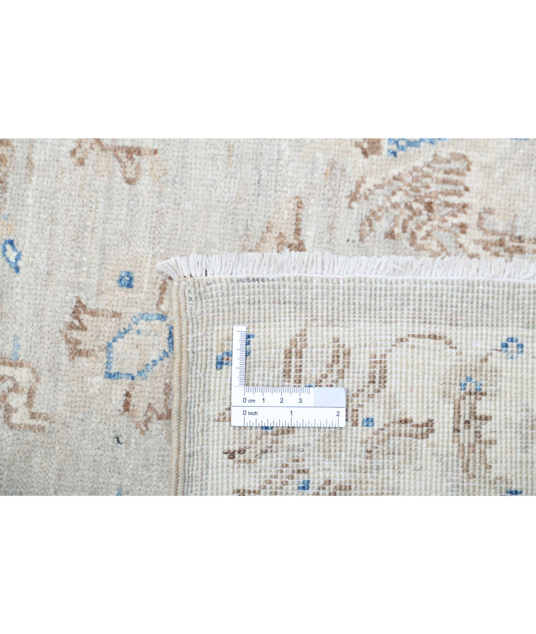 Alfombra de lana Serenity anudada a mano - 2'6'' x 7'10''