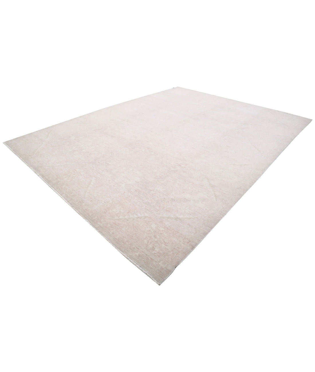 Hand Knotted Serenity Wool Rug - 9'10'' x 13'3'' 9'10'' x 13'3'' (295 X 398) / Taupe / Ivory