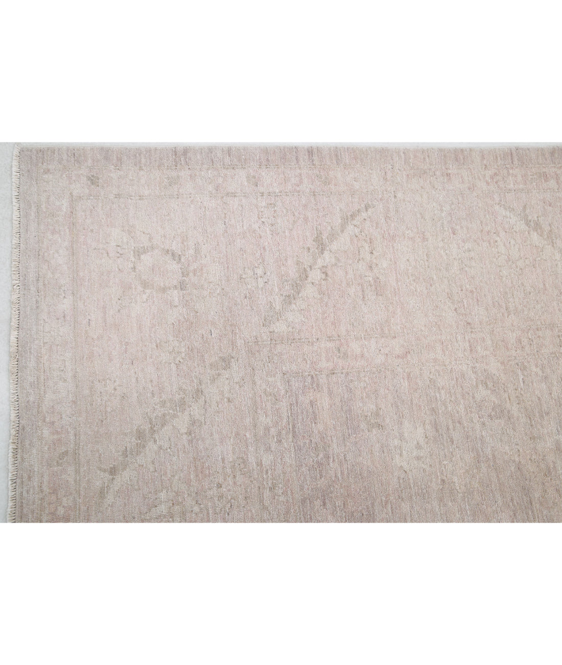 Hand Knotted Serenity Wool Rug - 9'10'' x 13'3'' 9'10'' x 13'3'' (295 X 398) / Taupe / Ivory