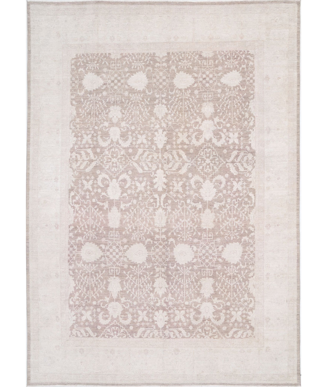 Hand Knotted Serenity Wool Rug - 9'6'' x 13'8''