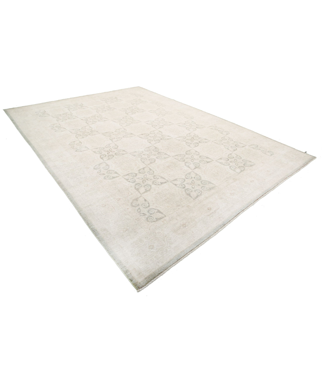 Hand Knotted Serenity Wool Rug - 9'10'' x 13'5'' 9'10'' x 13'5'' (295 X 403) / Taupe / Ivory