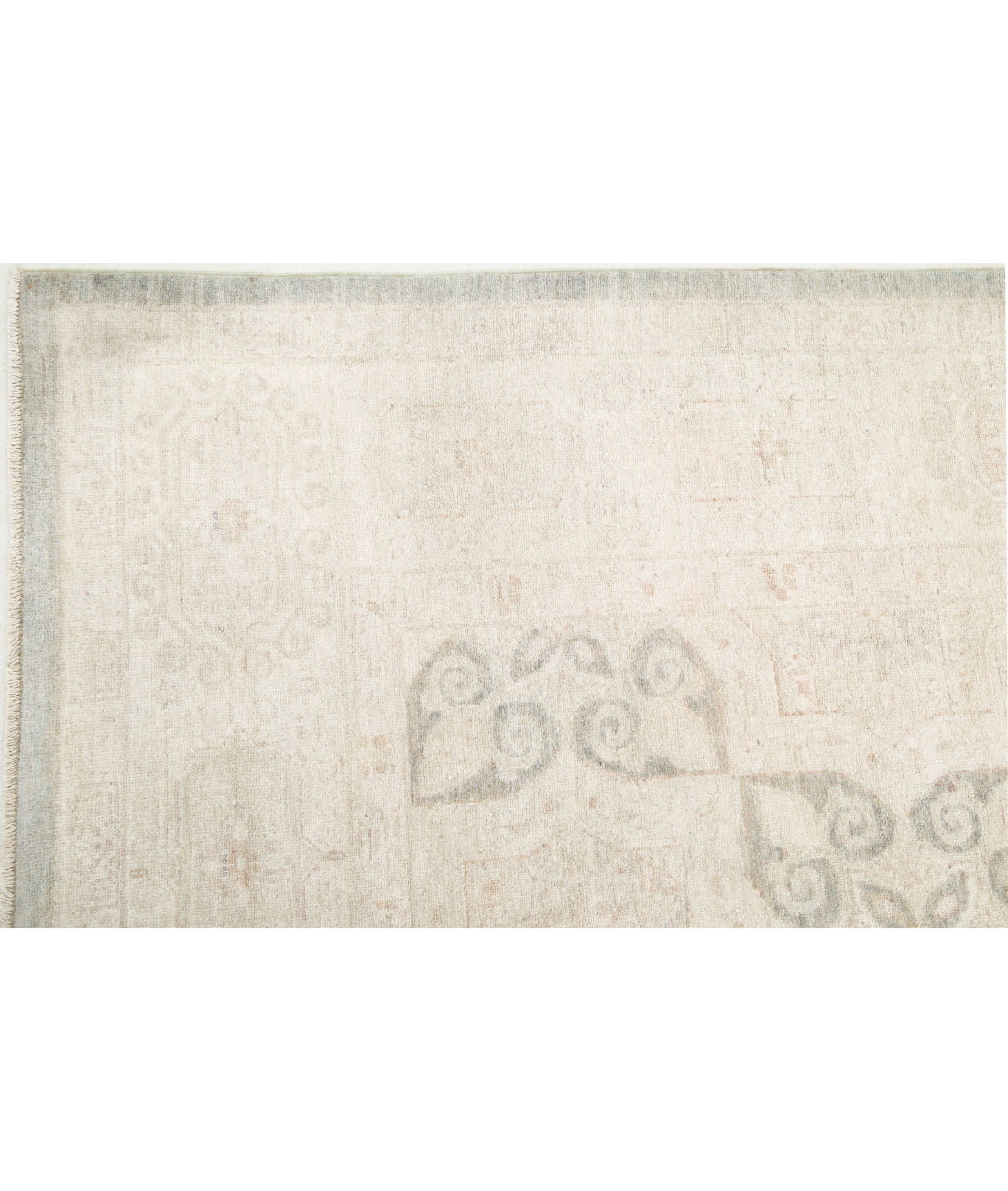Hand Knotted Serenity Wool Rug - 9'10'' x 13'5'' 9'10'' x 13'5'' (295 X 403) / Taupe / Ivory