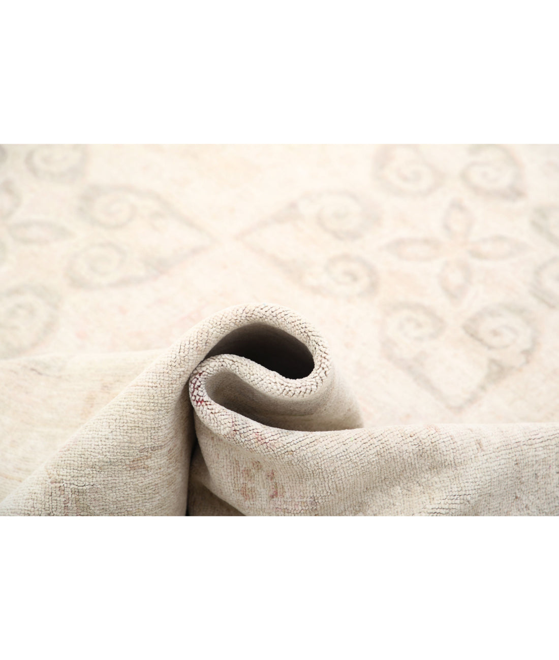 Hand Knotted Serenity Wool Rug - 9'10'' x 13'5'' 9'10'' x 13'5'' (295 X 403) / Taupe / Ivory