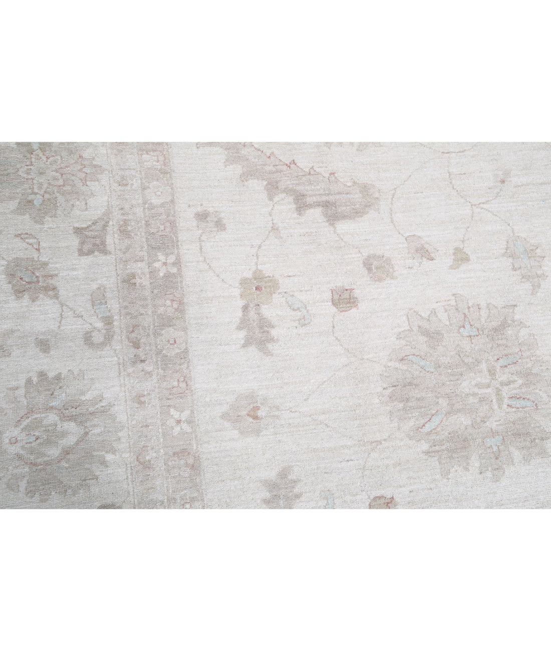 Hand Knotted Serenity Wool Rug - 11'4'' x 14'0'' 11'4'' x 14'0'' (340 X 420) / Ivory / Grey