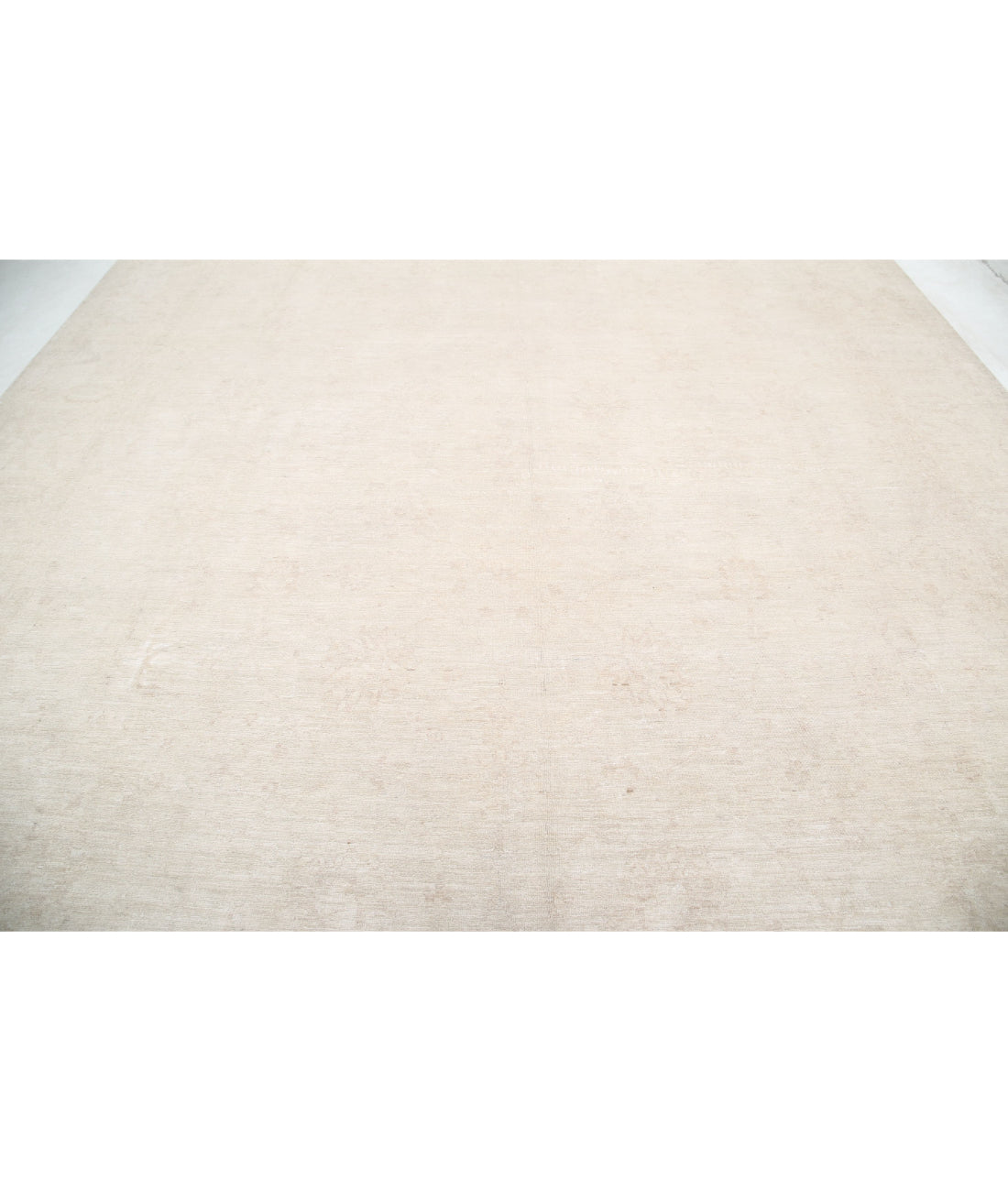 Hand Knotted Serenity Wool Rug - 11'9'' x 14'3'' 11'9'' x 14'3'' (353 X 428) / Ivory / Taupe