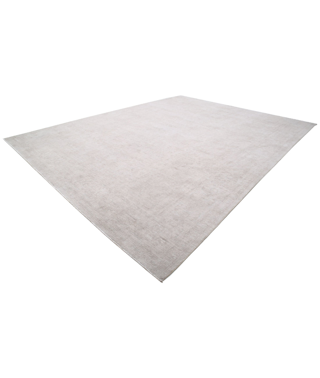 Hand Knotted Serenity Wool Rug - 13'0'' x 16'10'' 13'0'' x 16'10'' (390 X 505) / Ivory / Taupe