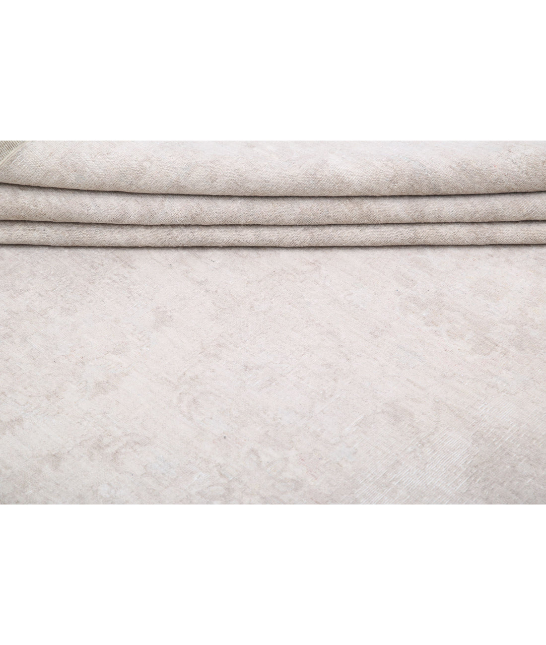 Hand Knotted Serenity Wool Rug - 13'0'' x 16'10'' 13'0'' x 16'10'' (390 X 505) / Ivory / Taupe