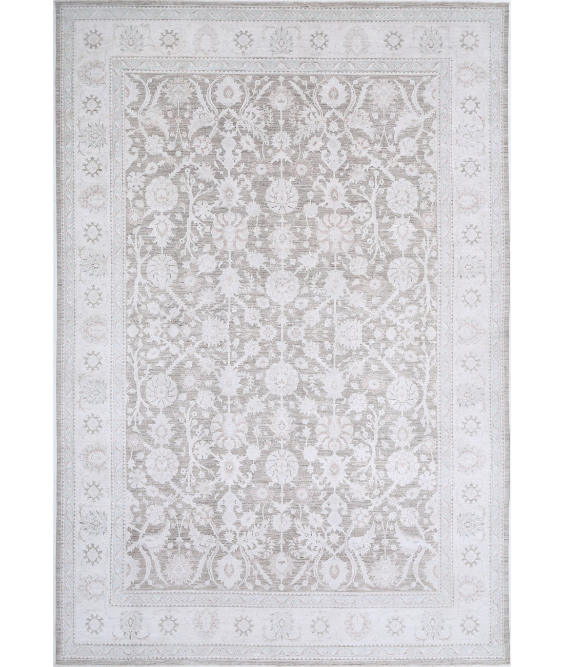 Hand Knotted Serenity Wool Rug - 12'10'' x 18'10''