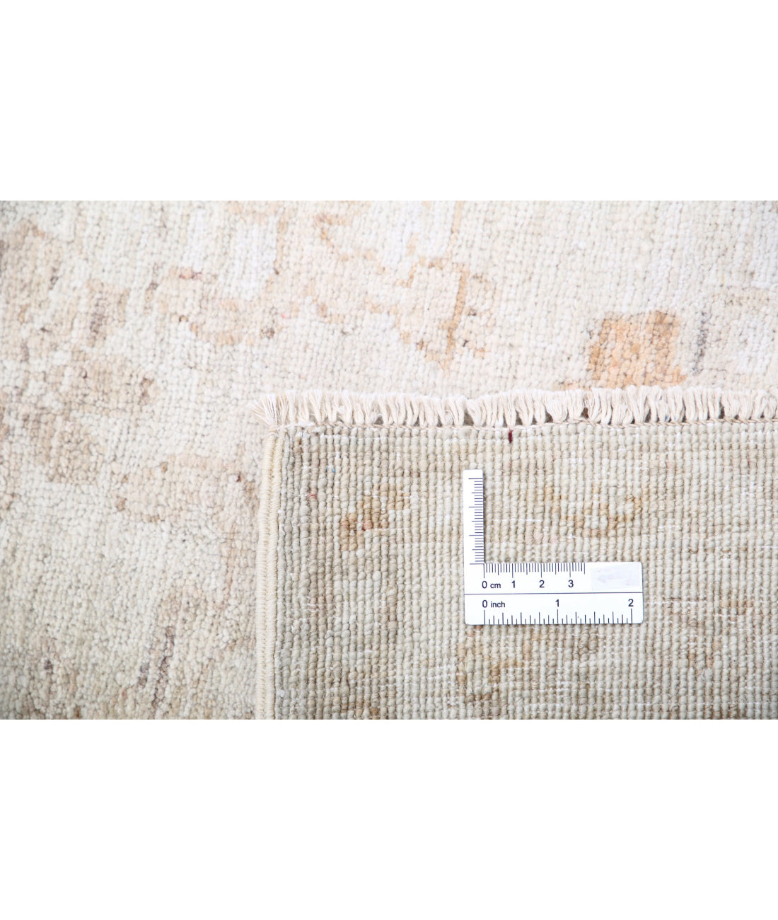 Hand Knotted Serenity Wool Rug - 4'2'' x 13'5'' 4'2'' x 13'5'' (125 X 403) / Ivory / Taupe