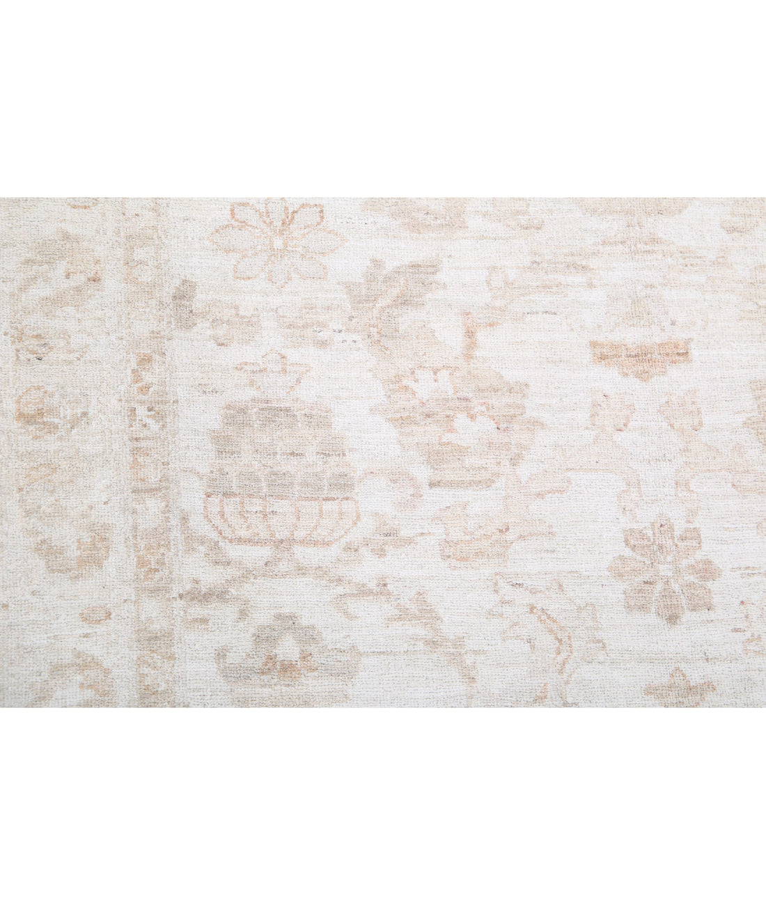 Hand Knotted Serenity Wool Rug - 4'2'' x 13'5'' 4'2'' x 13'5'' (125 X 403) / Ivory / Taupe