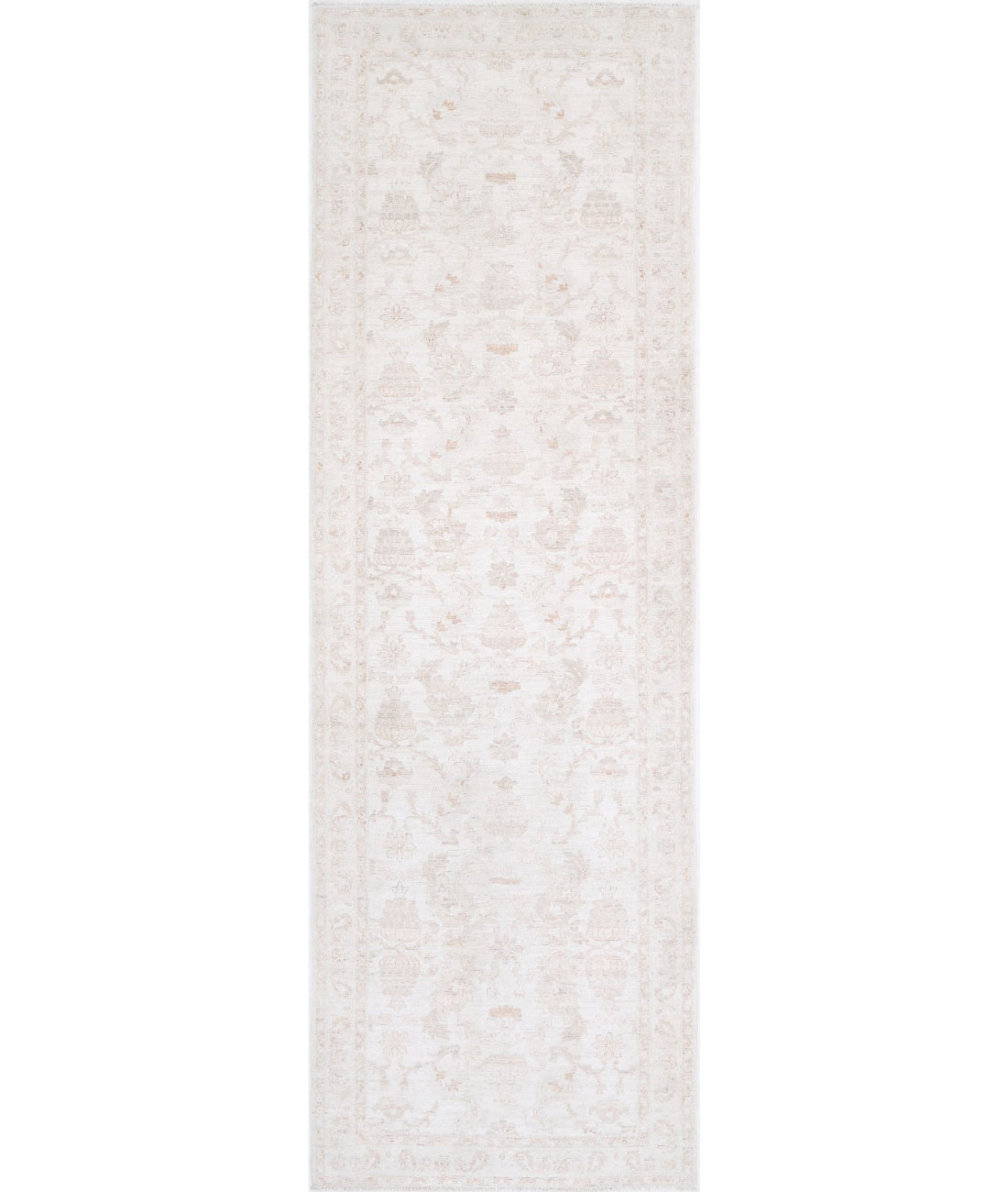 Hand Knotted Serenity Wool Rug - 4'2'' x 13'5''