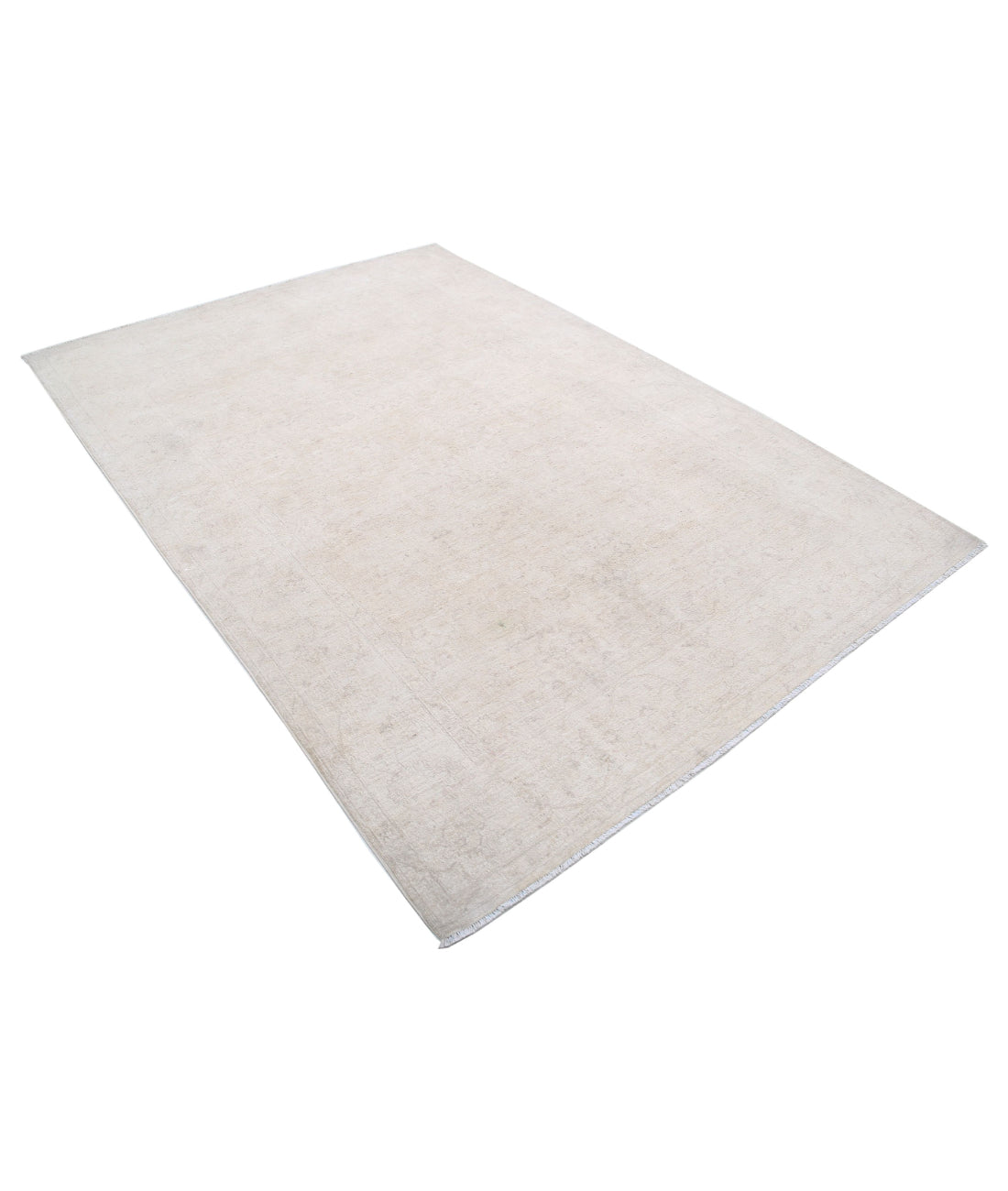 Hand Knotted Serenity Wool Rug - 5'11'' x 8'5'' 5'11'' x 8'5'' (178 X 253) / Ivory / Taupe