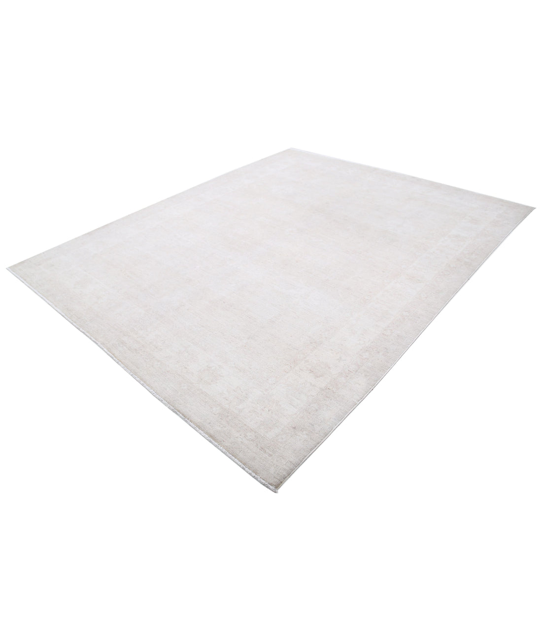 Hand Knotted Serenity Wool Rug - 7'11'' x 9'11'' 7'11'' x 9'11'' (238 X 298) / Grey / Ivory