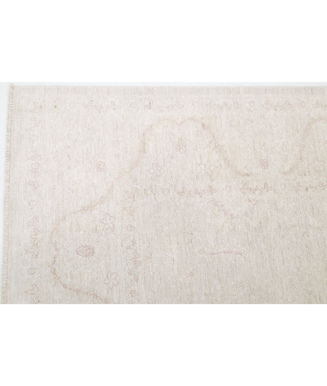 Hand Knotted Serenity Wool Rug - 7'11'' x 9'5'' 7'11'' x 9'5'' (238 X 283) / Ivory / Taupe
