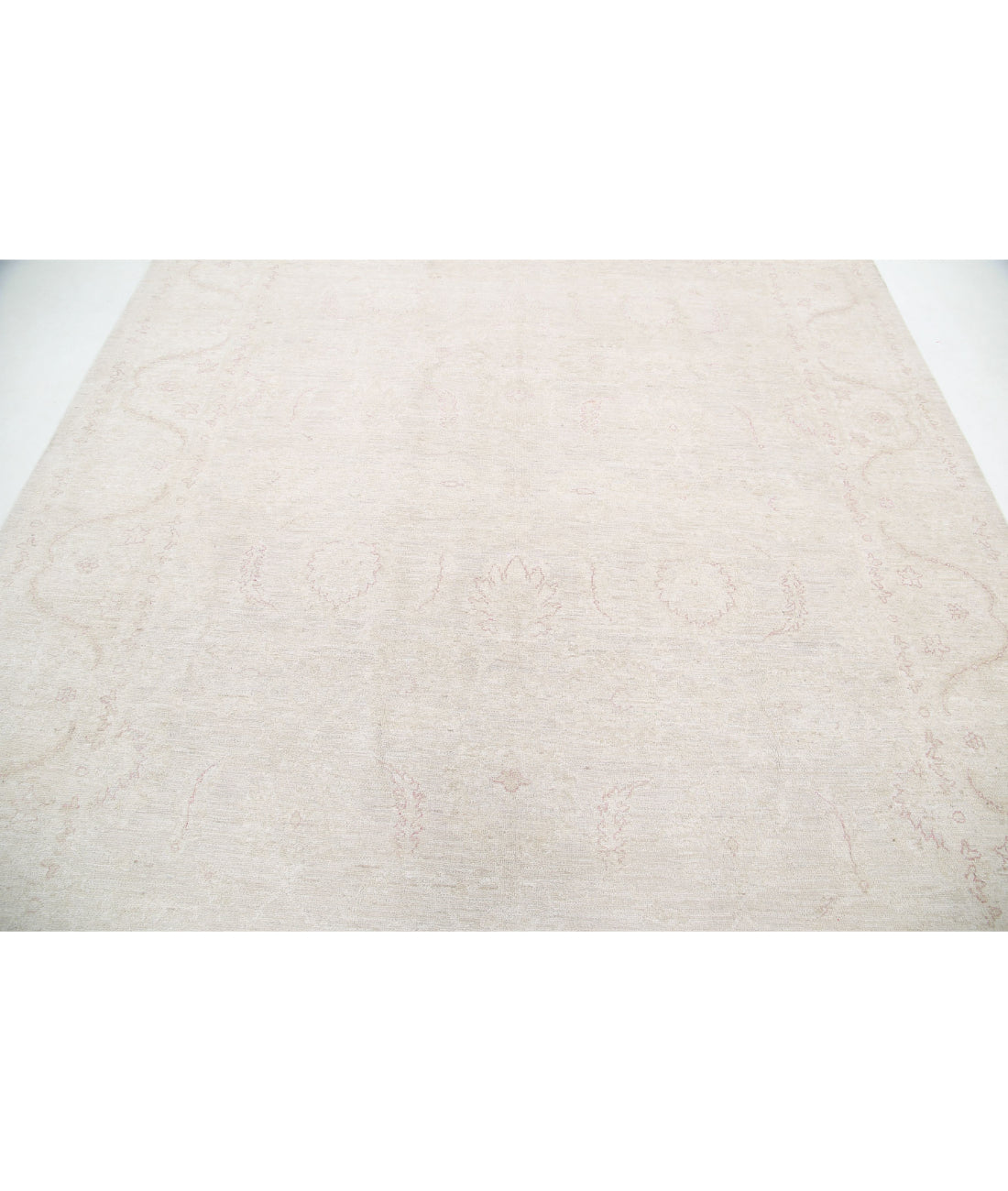 Hand Knotted Serenity Wool Rug - 7'11'' x 9'5'' 7'11'' x 9'5'' (238 X 283) / Ivory / Taupe
