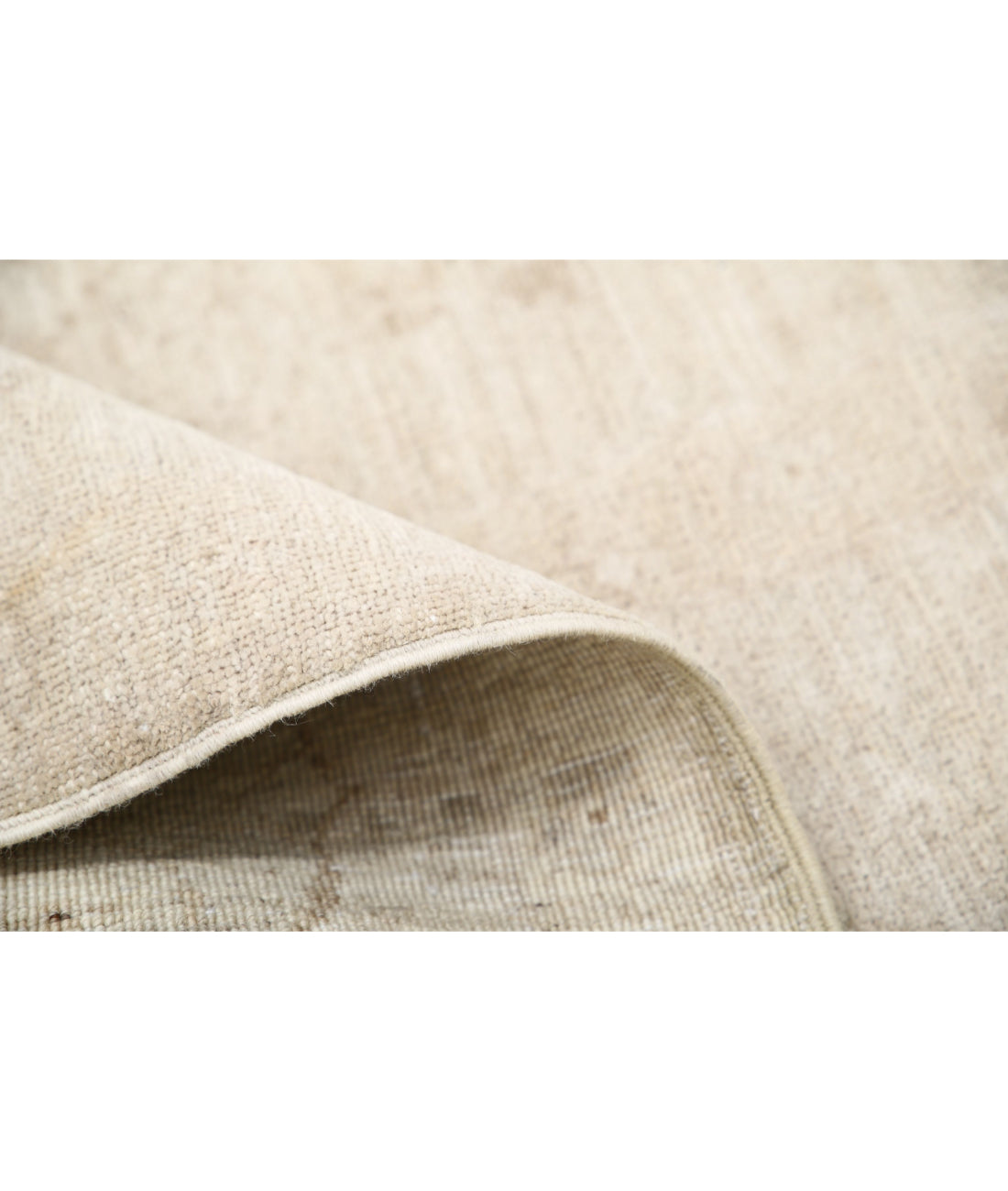 Hand Knotted Serenity Wool Rug - 7'9'' x 8'7'' 7'9'' x 8'7'' (233 X 258) / Ivory / Taupe