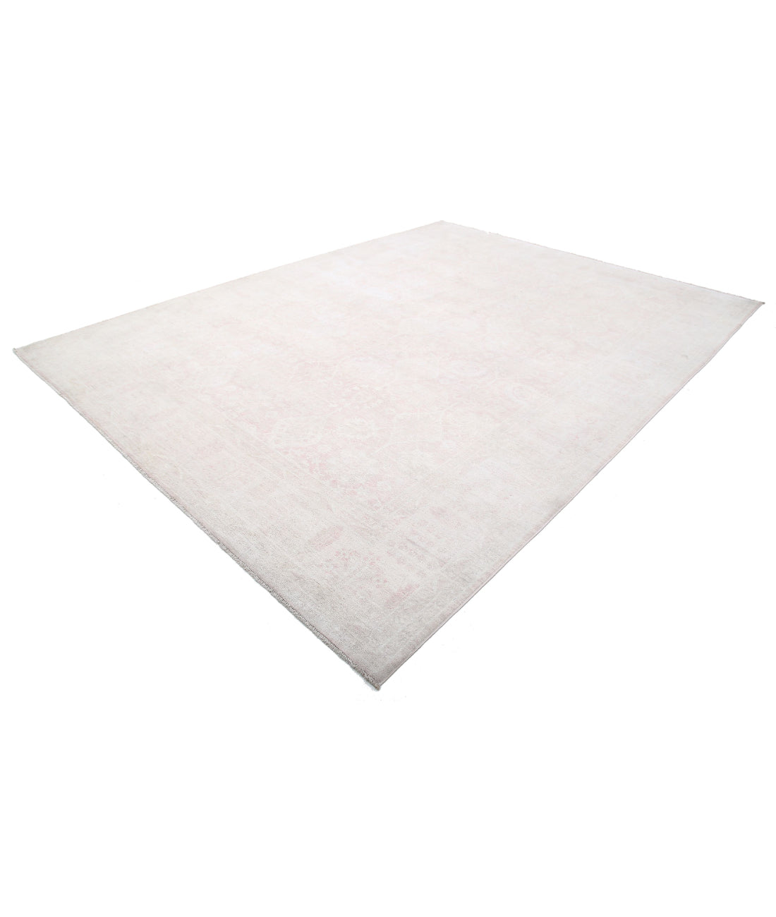 Hand Knotted Serenity Wool Rug - 9'1'' x 12'3'' 9'1'' x 12'3'' (273 X 368) / Ivory / Taupe