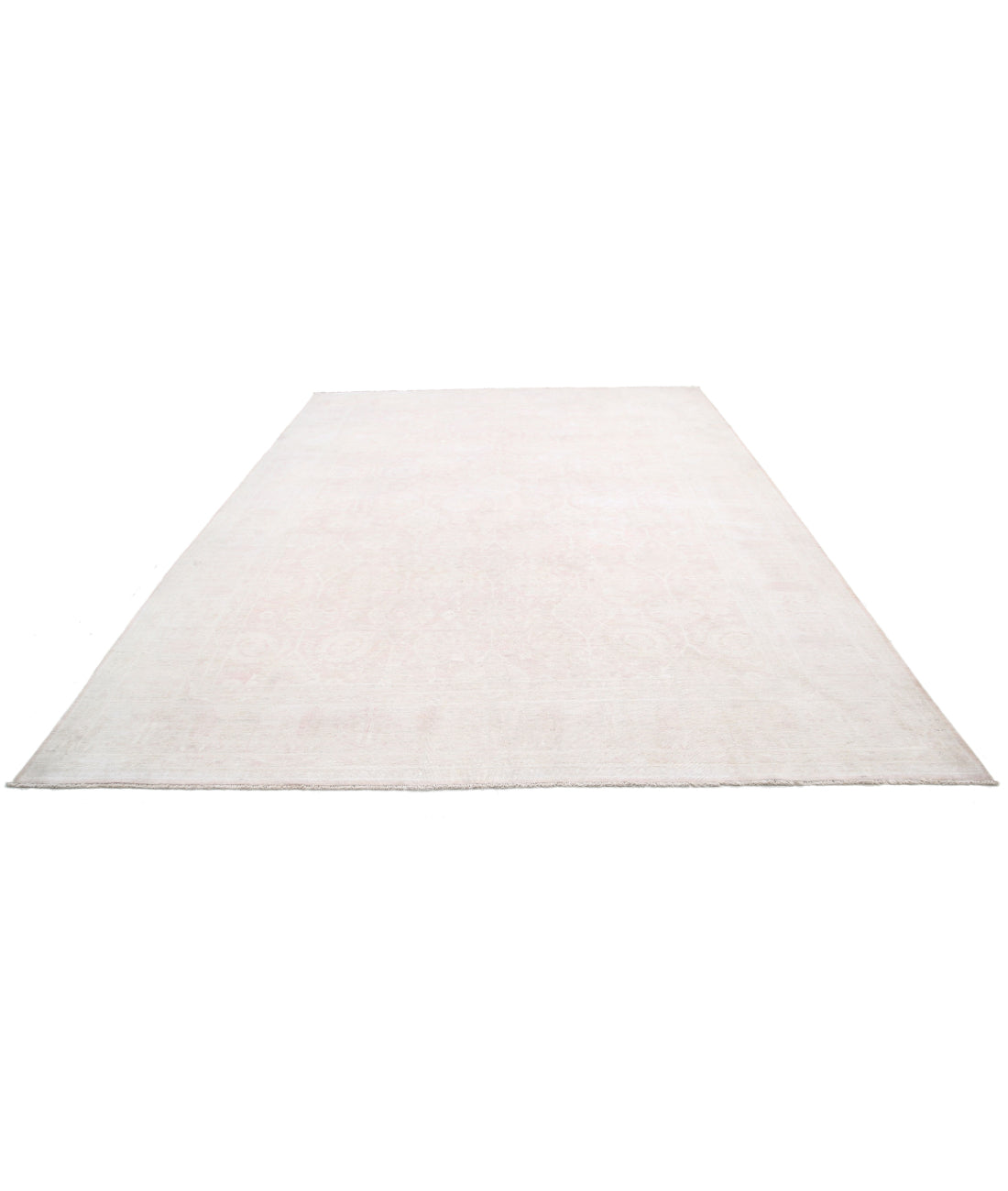Hand Knotted Serenity Wool Rug - 9'1'' x 12'3'' 9'1'' x 12'3'' (273 X 368) / Ivory / Taupe