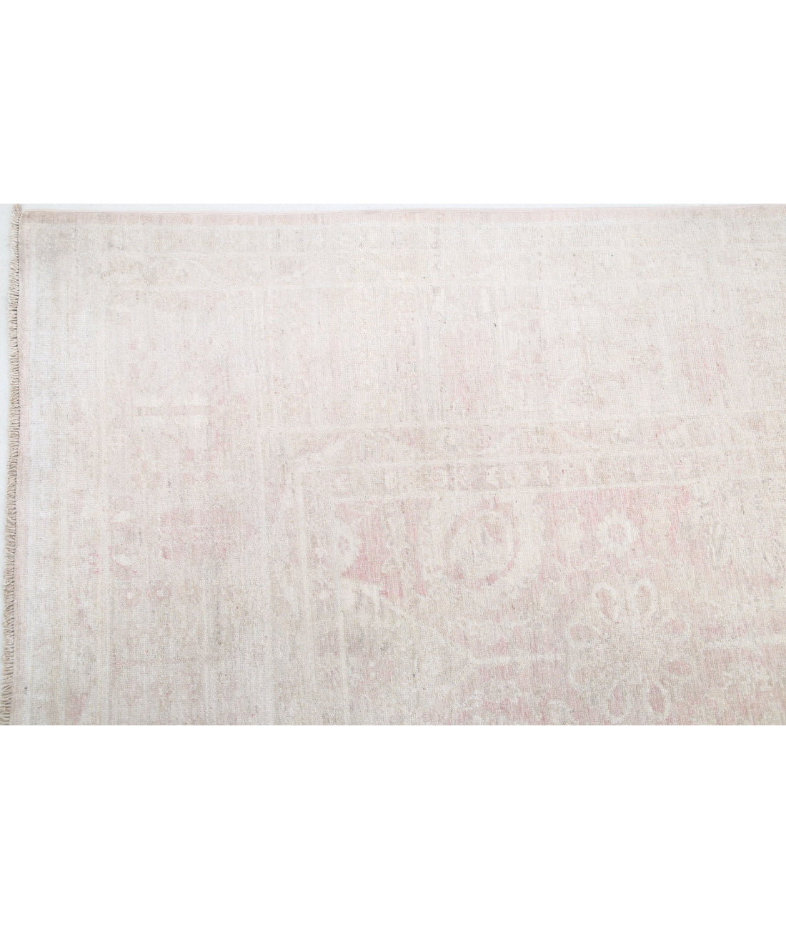 Hand Knotted Serenity Wool Rug - 9'1'' x 12'3'' 9'1'' x 12'3'' (273 X 368) / Ivory / Taupe