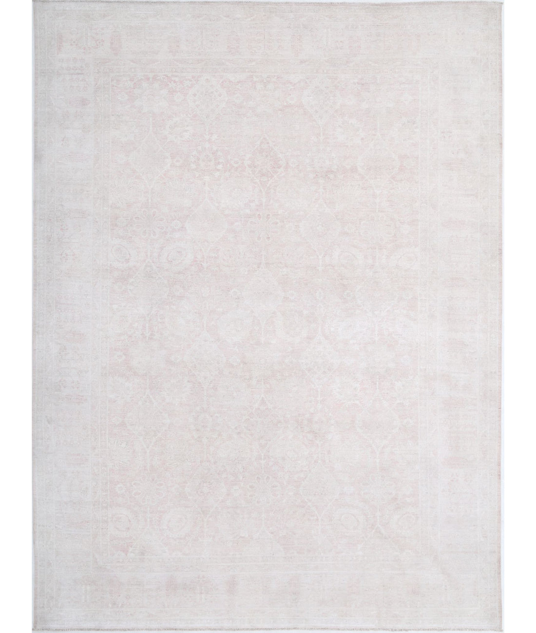Hand Knotted Serenity Wool Rug - 9'1'' x 12'3''