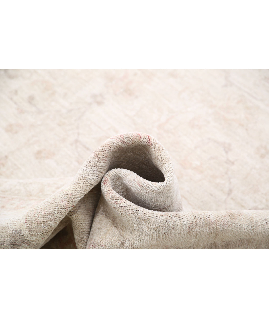 Hand Knotted Serenity Wool Rug - 8'10'' x 12'1'' 8'10'' x 12'1'' (265 X 363) / Ivory / Grey