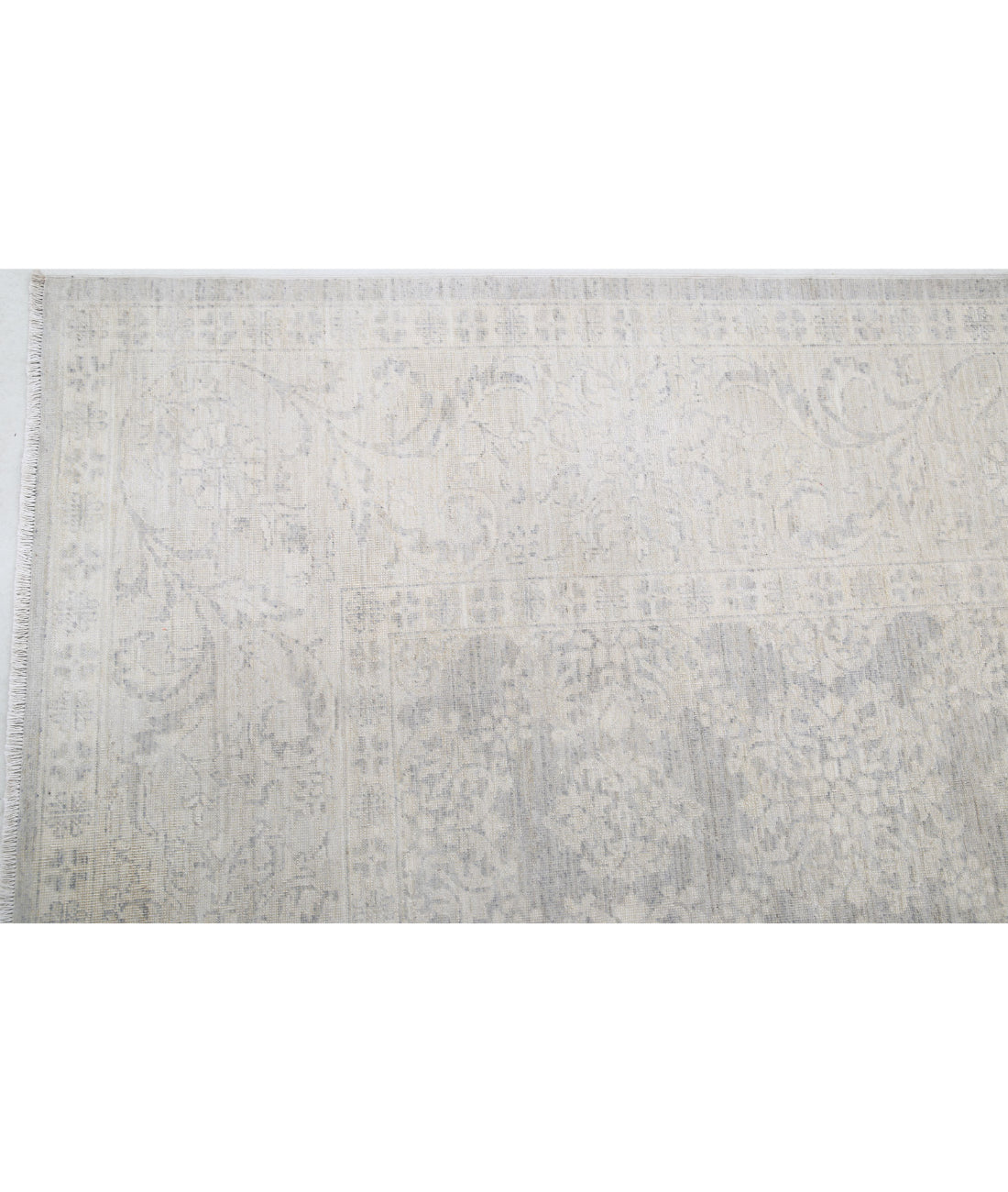 Hand Knotted Serenity Wool Rug - 8'9'' x 11'6'' 8'9'' x 11'6'' (263 X 345) / Grey / Ivory