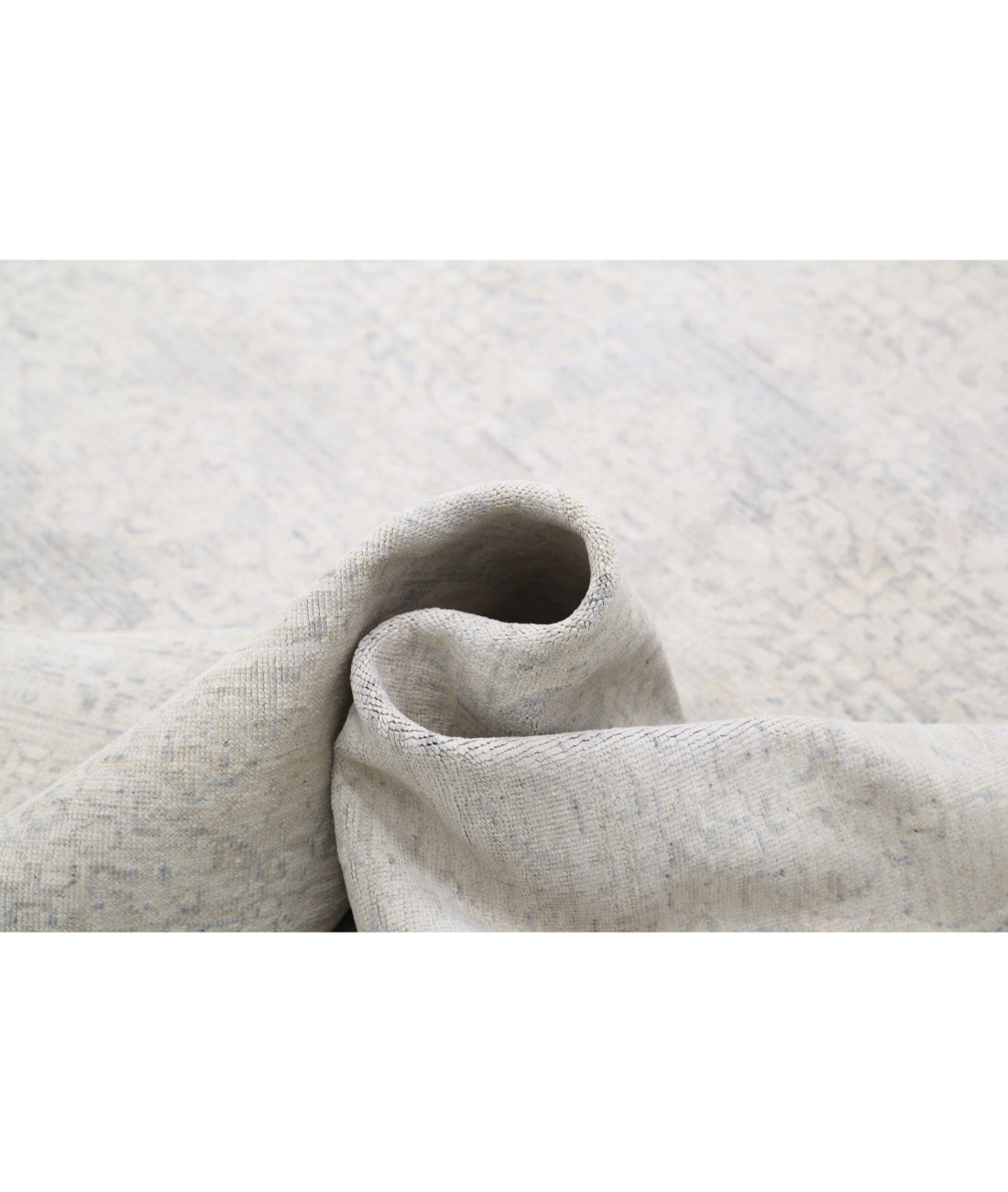 Hand Knotted Serenity Wool Rug - 8'9'' x 11'6'' 8'9'' x 11'6'' (263 X 345) / Grey / Ivory