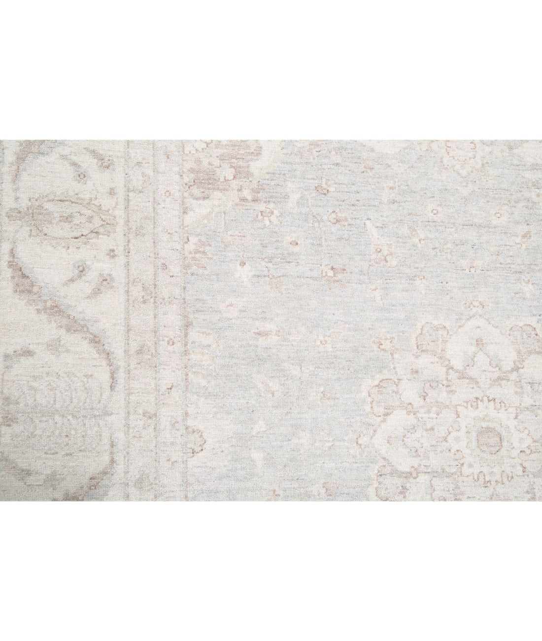 Hand Knotted Serenity Wool Rug - 9'0'' x 11'2'' 9'0'' x 11'2'' (270 X 335) / Grey / Ivory