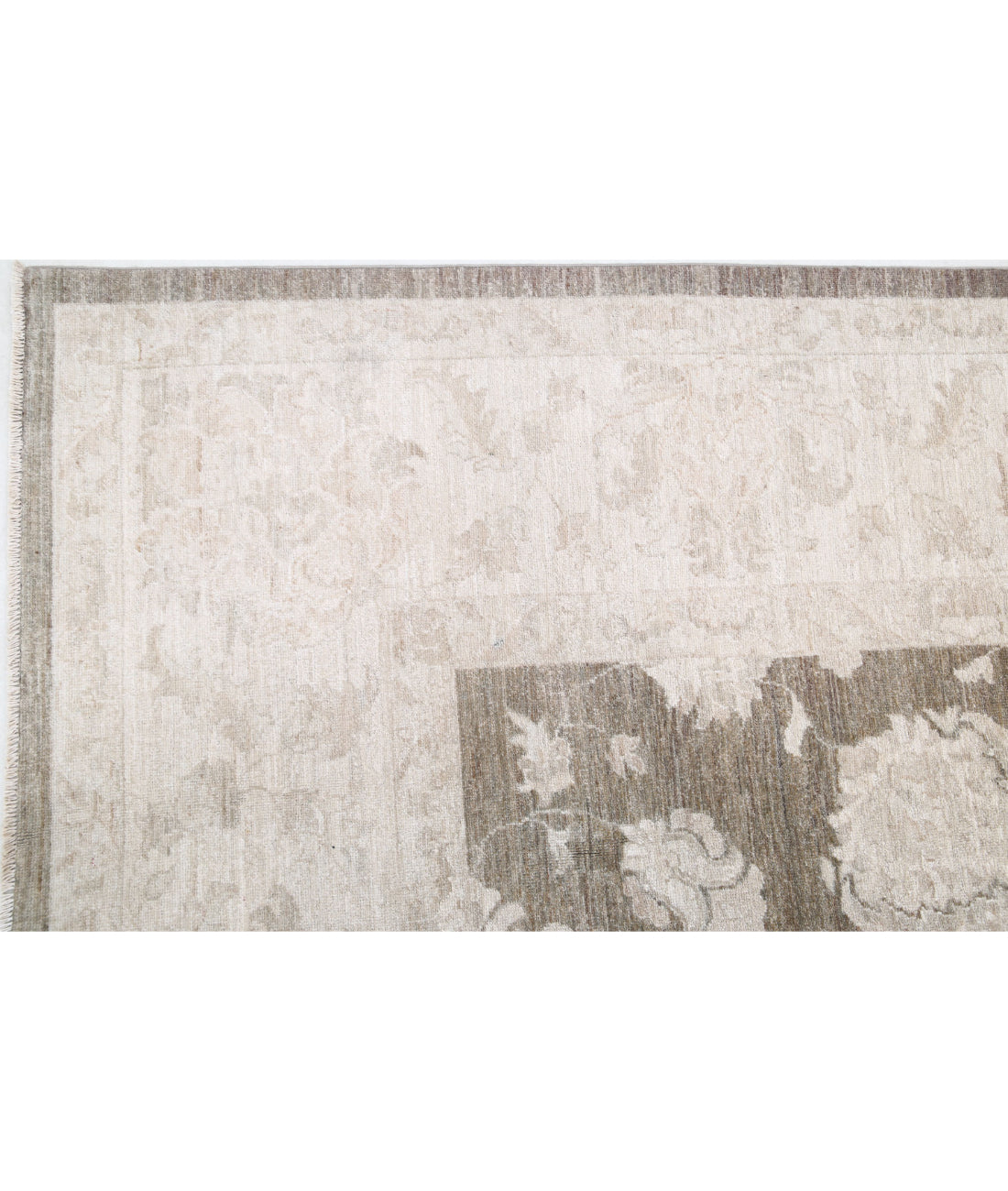 Hand Knotted Serenity Wool Rug - 8'9'' x 11'9'' 8'9'' x 11'9'' (263 X 353) / Taupe / Ivory