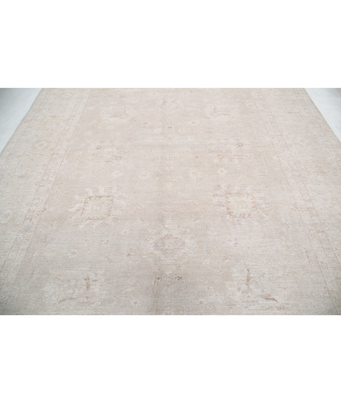 Hand Knotted Serenity Wool Rug - 9'1'' x 11'7'' 9'1'' x 11'7'' (273 X 348) / Ivory / Taupe