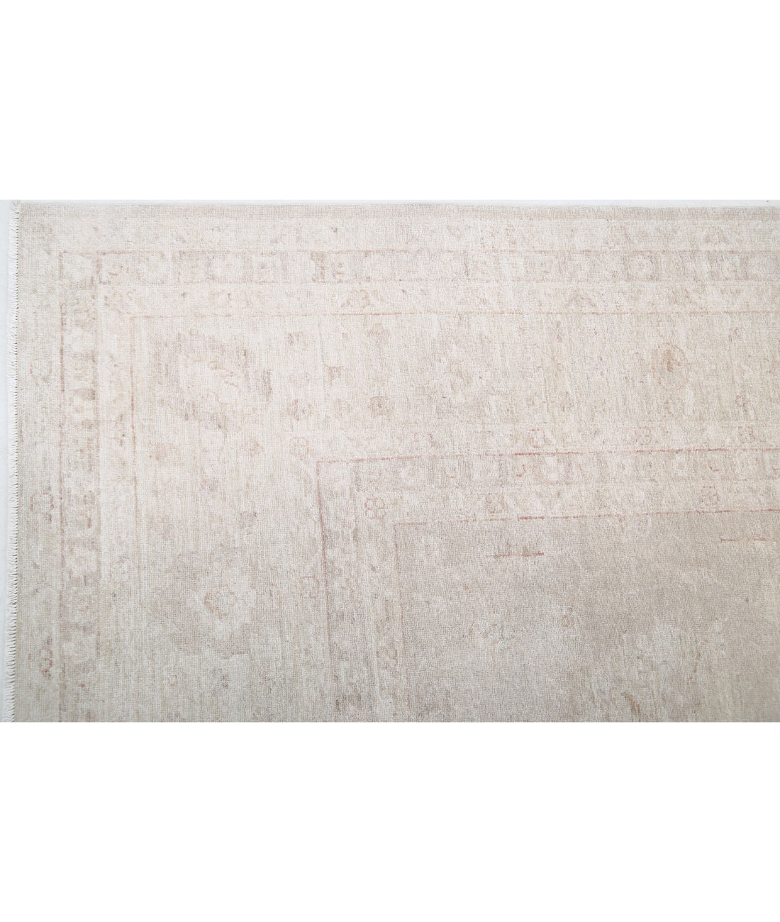 Hand Knotted Serenity Wool Rug - 9'1'' x 11'7'' 9'1'' x 11'7'' (273 X 348) / Ivory / Taupe