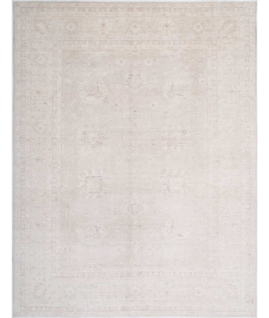 Hand Knotted Serenity Wool Rug - 9'1'' x 11'7''